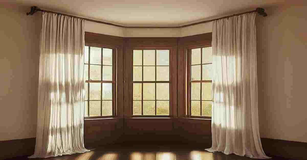 Bay Window Curtain Rod Options & Tips