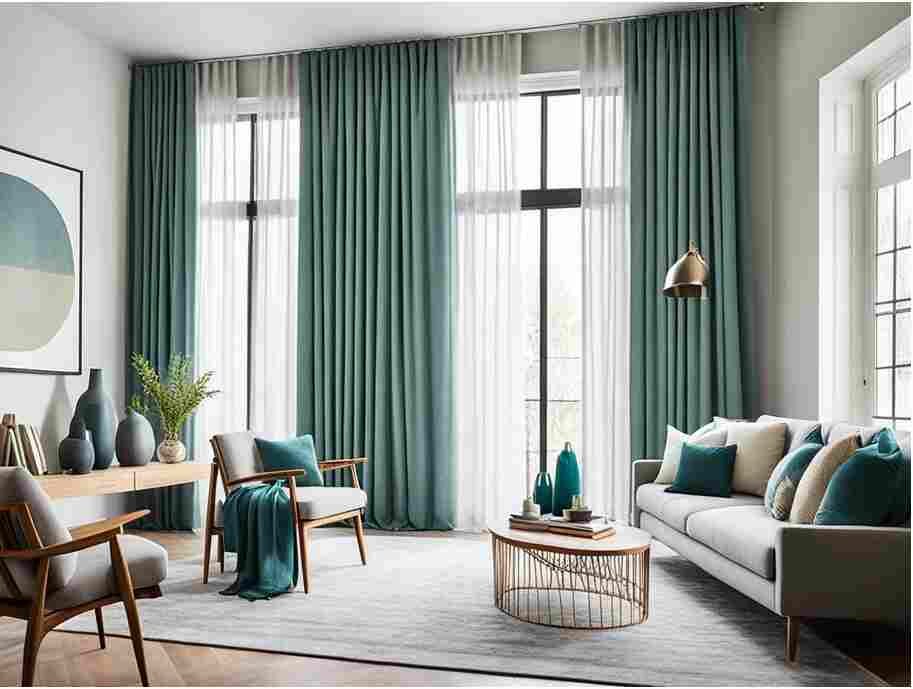 Choosing the Perfect Curtain Color for Living Rooms