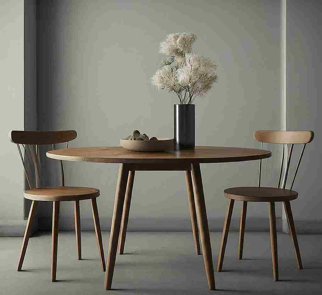 Wood Round Dining Tables and Design Ideas